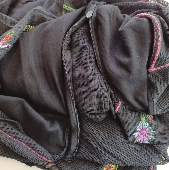 Free People Black Floral Mini Dress - Picture 15 of 16